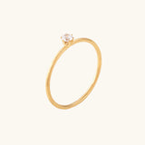 Dainty Solitaire Ring